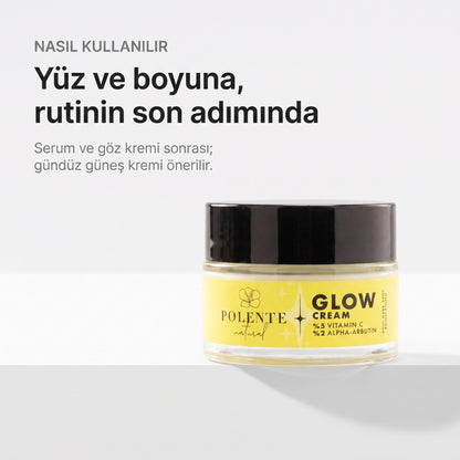 GLOW CREAM 50 ml — Yüz ve boyuna, rutinin son adımında