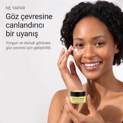 GLOW EYE CREAM 20 ml — Göz çevresine canlandırıcı bir uyanış