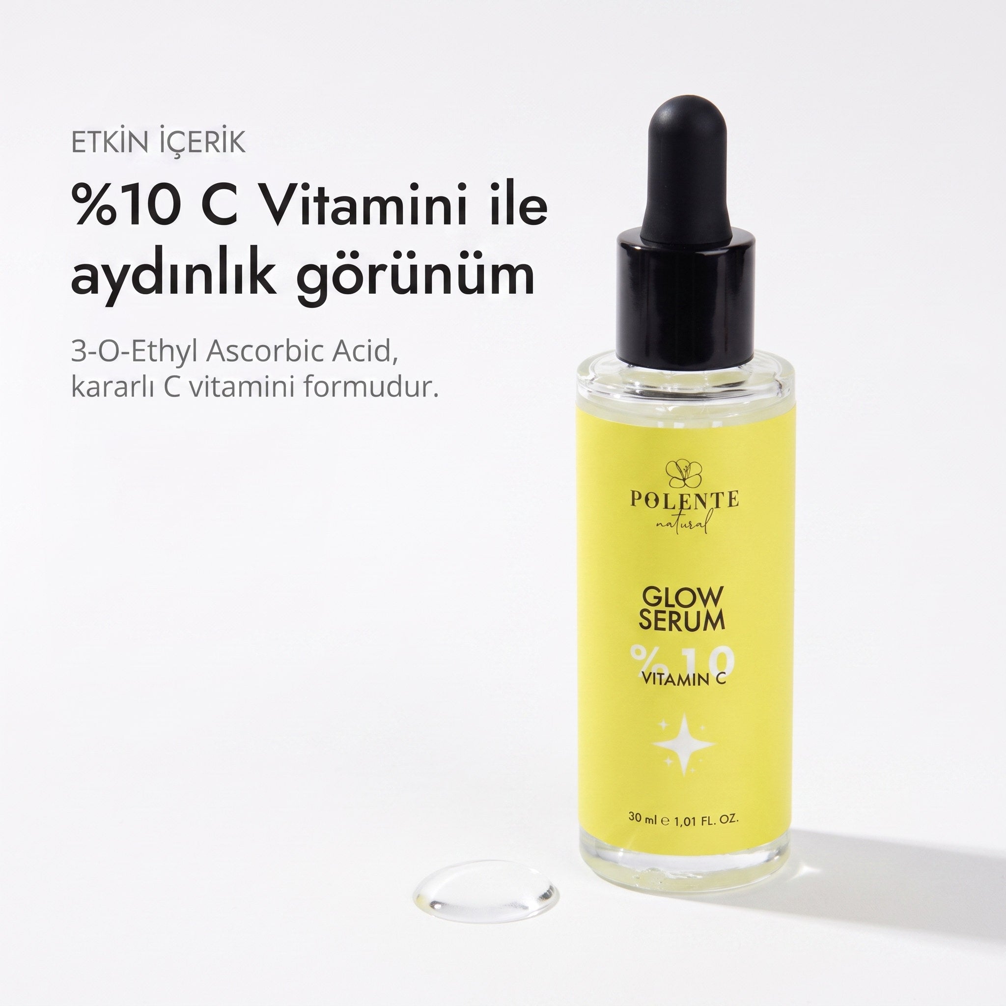 GLOW SERUM 30 ml — %10 C Vitamini ile aydınlık görünüm
