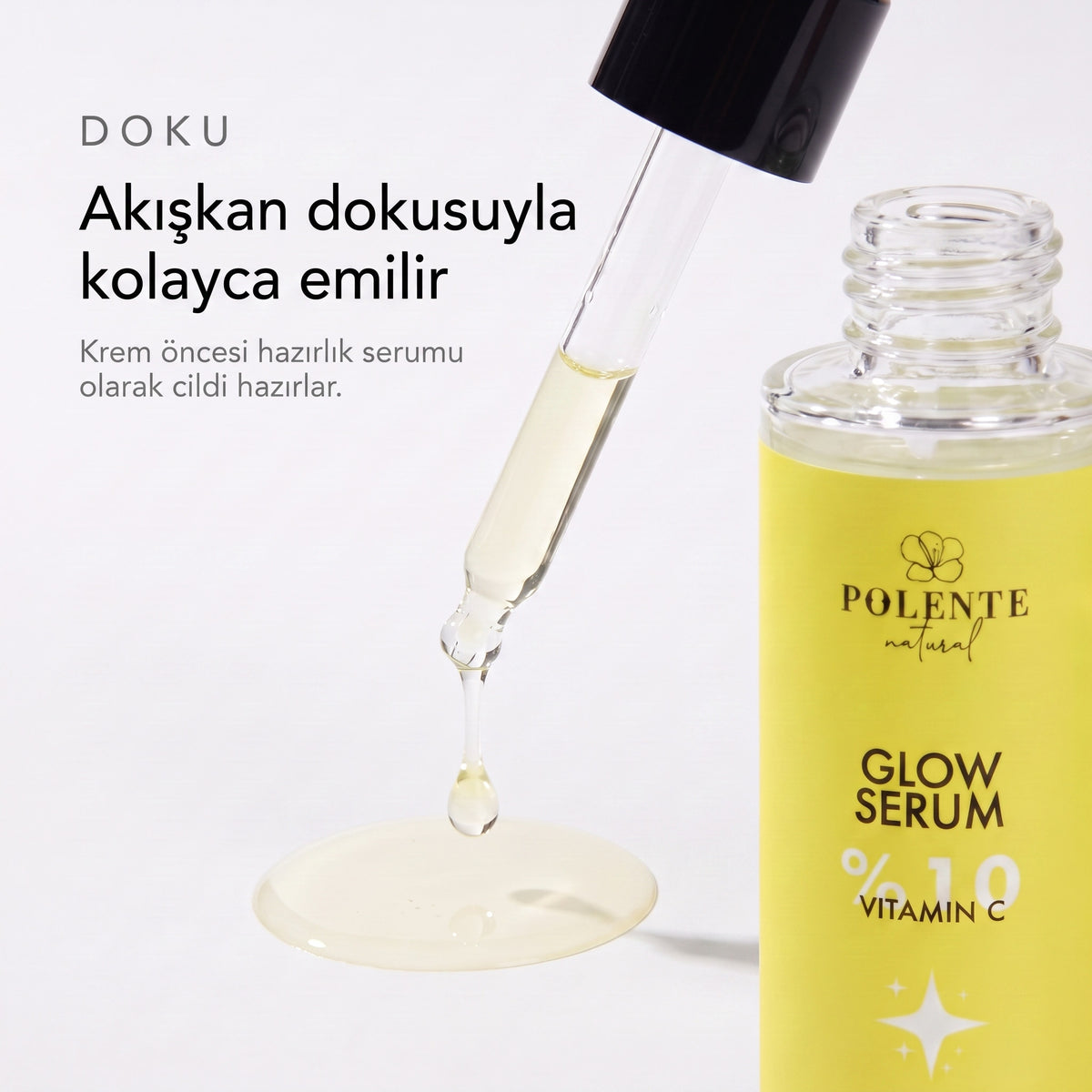 GLOW SERUM 30 ml — Akışkan dokusuyla kolayca emilir