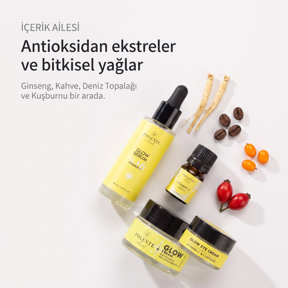 GLOW SERİSİ BAKIM SETİ — Antioksidan ekstreler ve bitkisel yağlar