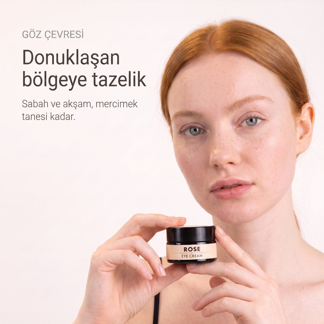 Gül Canlandırıcı Göz Kremi 20 ml — donuklaşan göz çevresine tazelik
