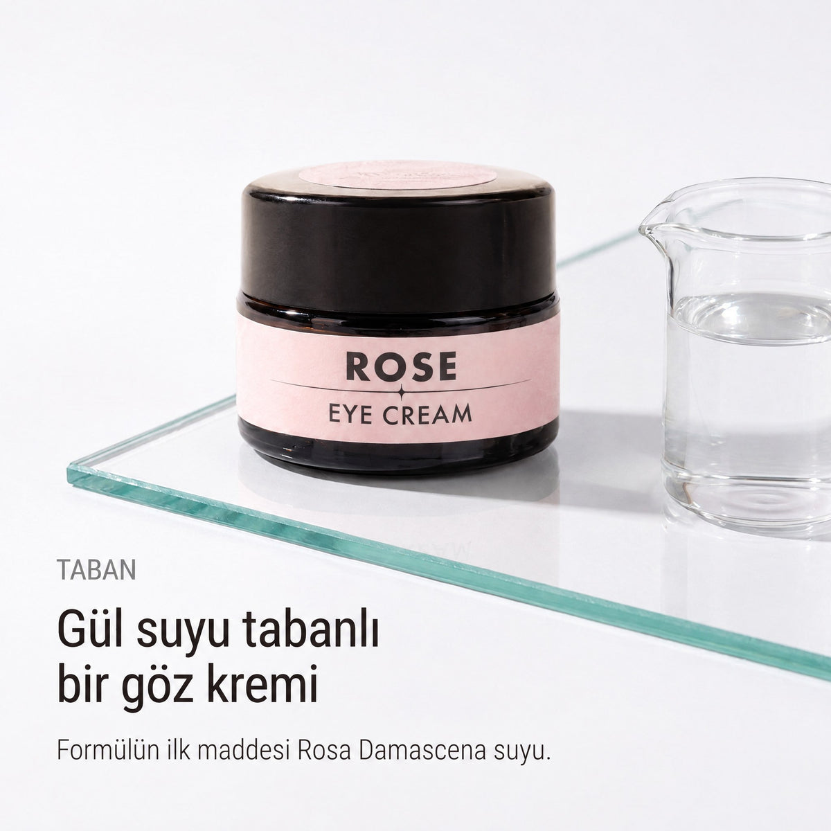 Gül Canlandırıcı Göz Kremi 20 ml — gül suyu tabanlı formül