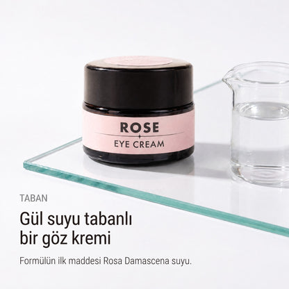 Gül Canlandırıcı Göz Kremi 20 ml — gül suyu tabanlı formül