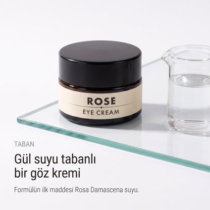 Gül Canlandırıcı Göz Kremi 20 ml — gül suyu tabanlı formül