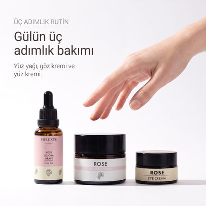 Gül Canlandırıcı Cilt Bakım Serisi — gülün üç adımlık bakımı