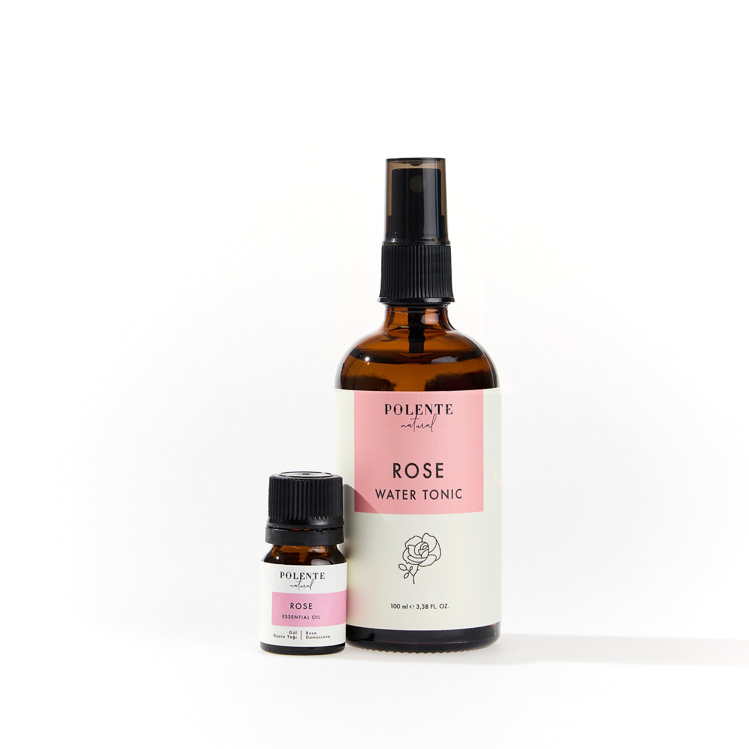 Эфирное масло розы и розовая вода — серия 100% Pure