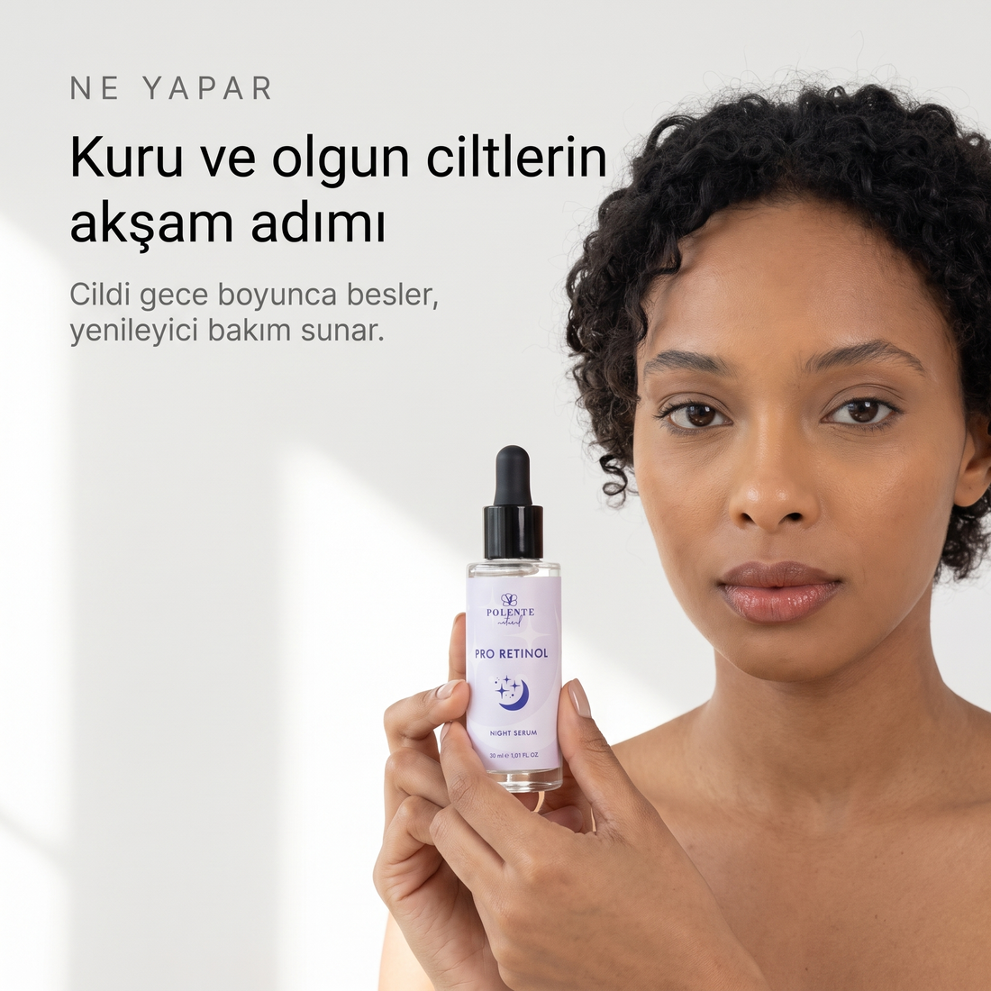 PRO RETİNOL NIGHT SERUM 30 ml — Kuru ve olgun ciltlerin akşam adımı