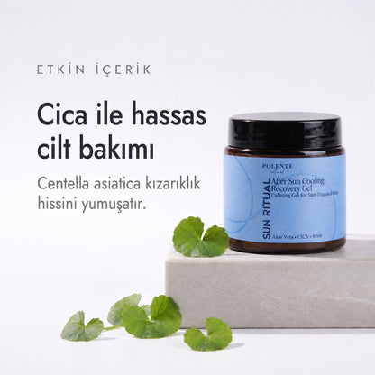 After Sun Cooling &amp; Recovery Gel 100 ml — cica ile hassas cilt bakımı, centella asiatica kızarıklık hissini yumuşatır