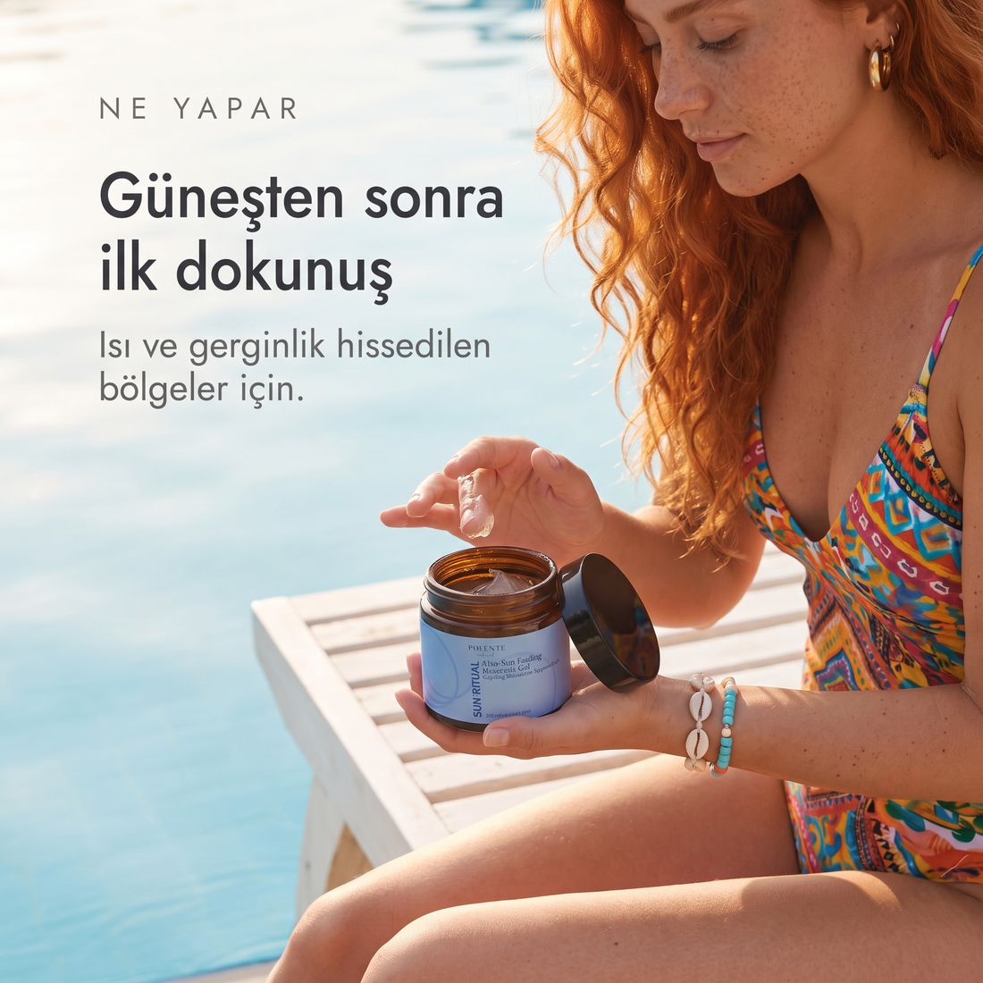 After Sun Cooling &amp; Recovery Gel 100 ml — güneşten sonra ilk dokunuş, ısı ve gerginlik hissedilen bölgeler için