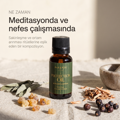 Koruma &amp; Arınma Karışımı ne zaman kullanılır — meditasyon ve nefes çalışması ritüelleri