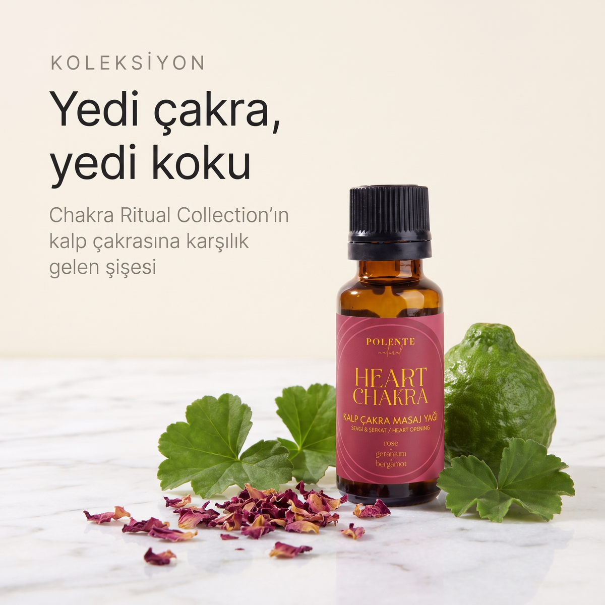 Kalp Çakra Yağı 20 ml — Chakra Ritual Collection&