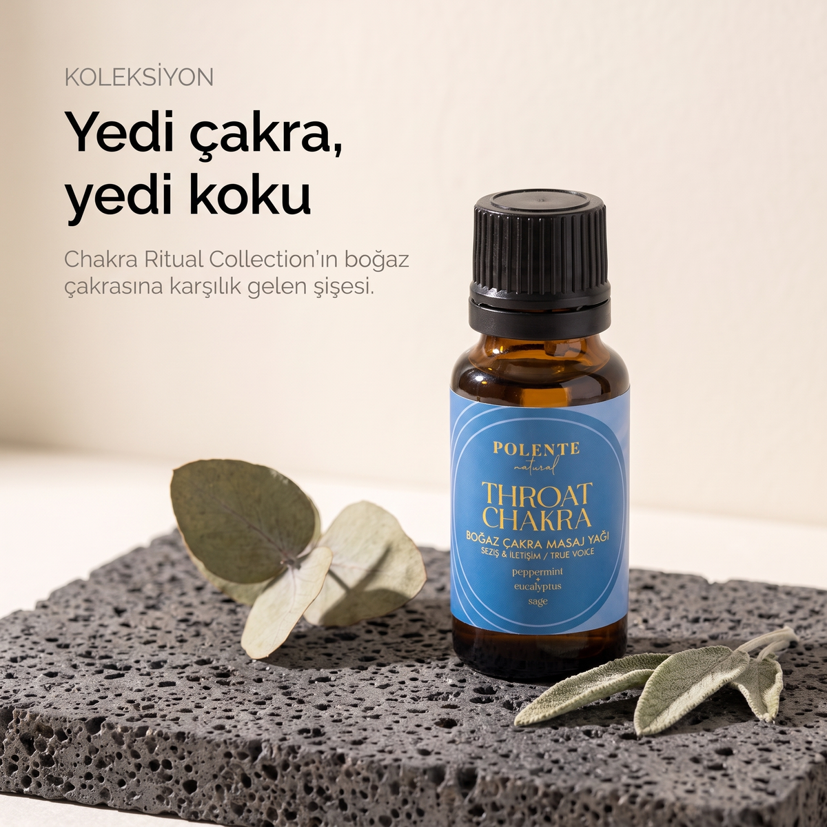 Boğaz Çakra Yağı 20 ml — Chakra Ritual Collection&