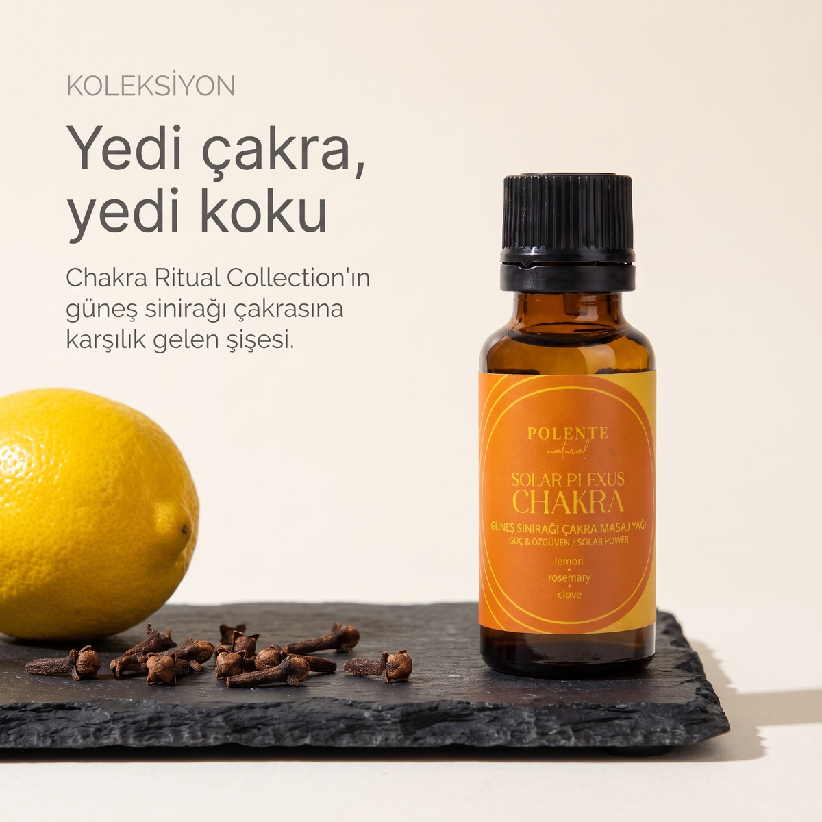 Güneş Sinirağı Çakra Yağı 20 ml — Chakra Ritual Collection&