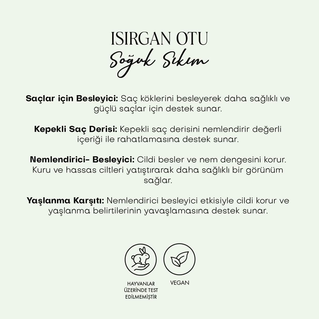 Isırgan Otu Yağı - Soğuk Sıkım (50 ml)