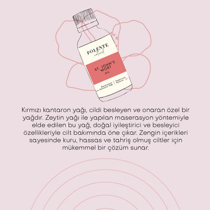 Kırmızı Kantaron Yağı - Zeytin Maserasyon (50 ml)