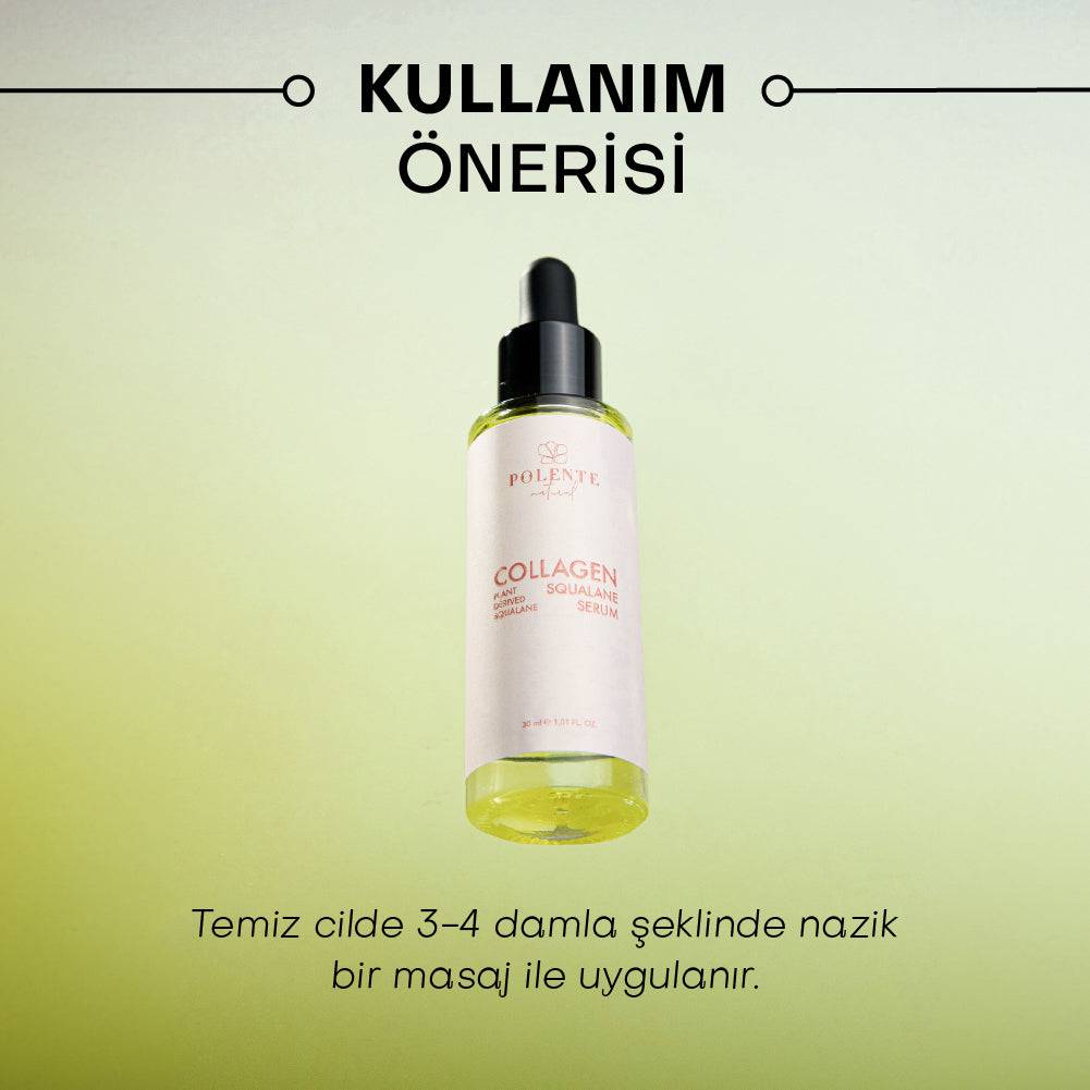 COLLAGEN &amp; SQUALANE SERUM - Kırışıklık Karşıtı Kolajen Serum (30 ml)