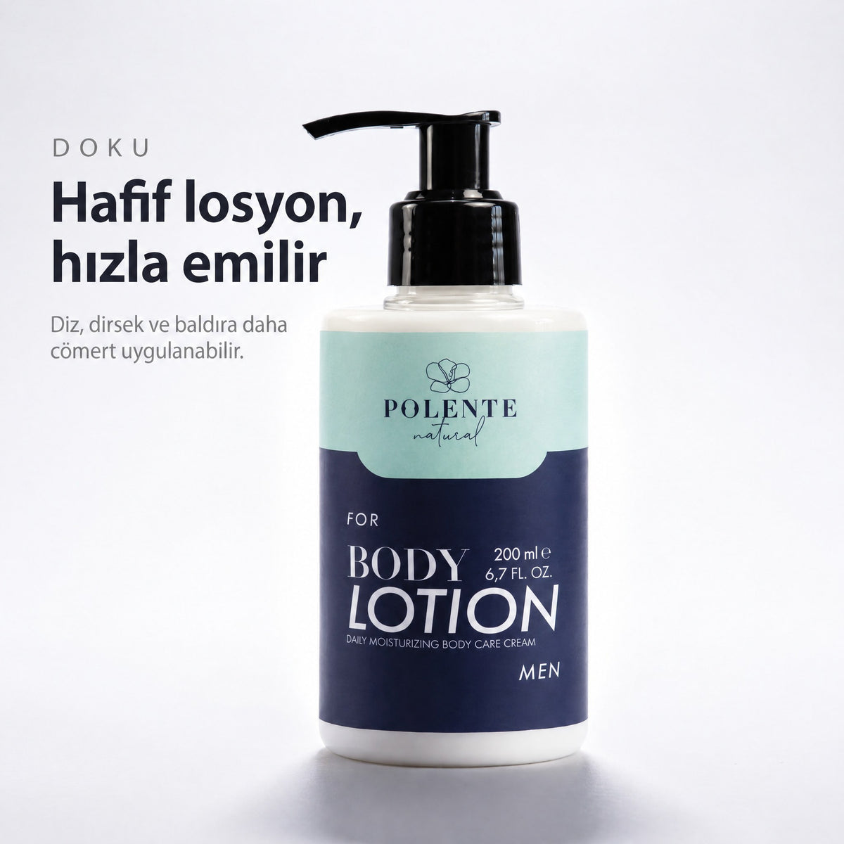 MEN BODY LOTION 200 ml — Hafif losyon, hızla emilir