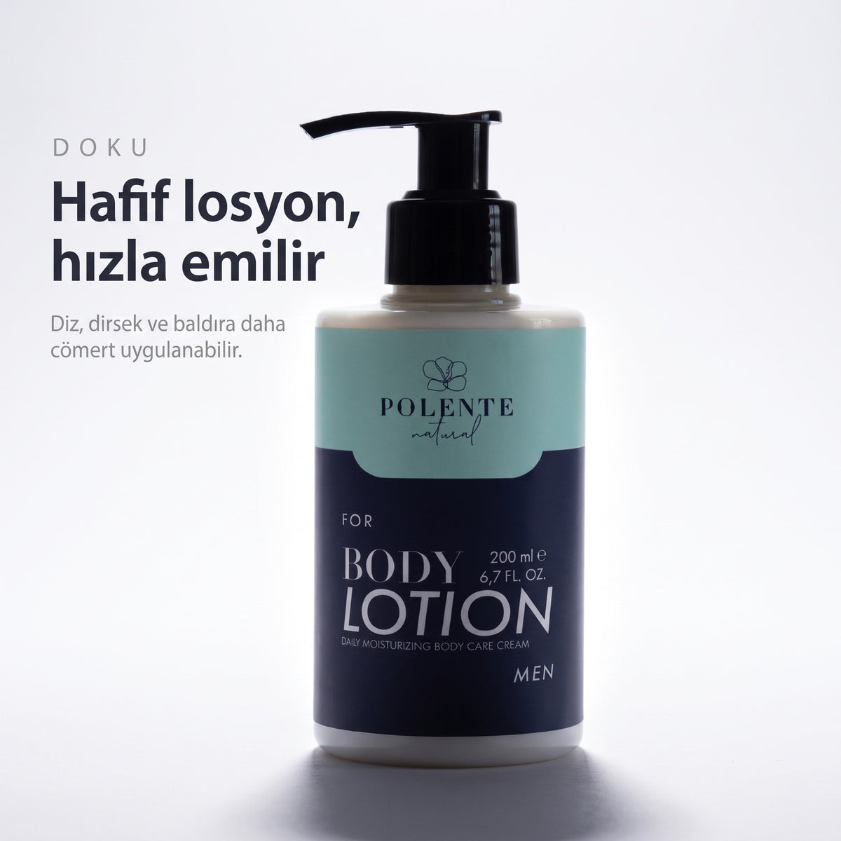 MEN BODY LOTION 200 ml — Hafif losyon, hızla emilir