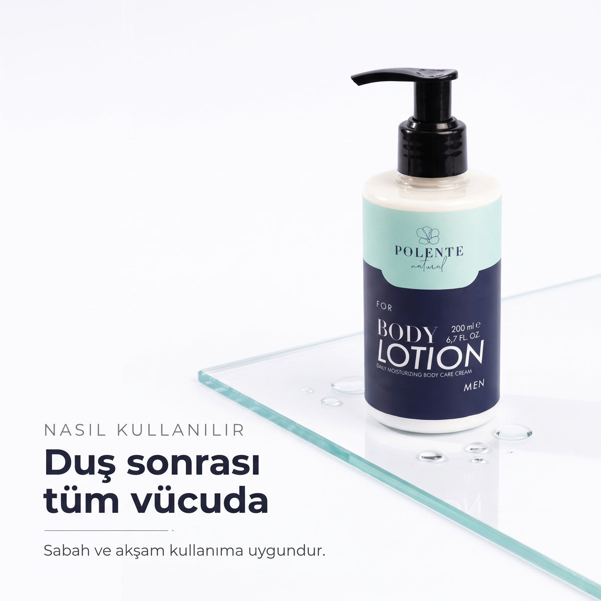 MEN BODY LOTION 200 ml — Duş sonrası tüm vücuda