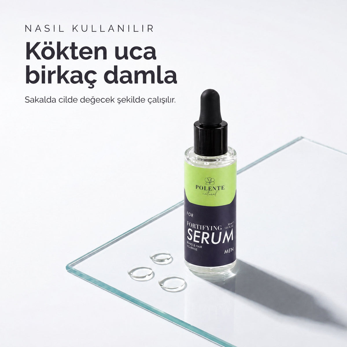 MEN FORTIFYING SERUM 30 ml — Kökten uca birkaç damla
