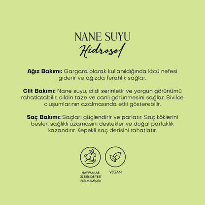 Nane Uçucu Yağı &amp; Nane Suyu - %100 Saf Seri