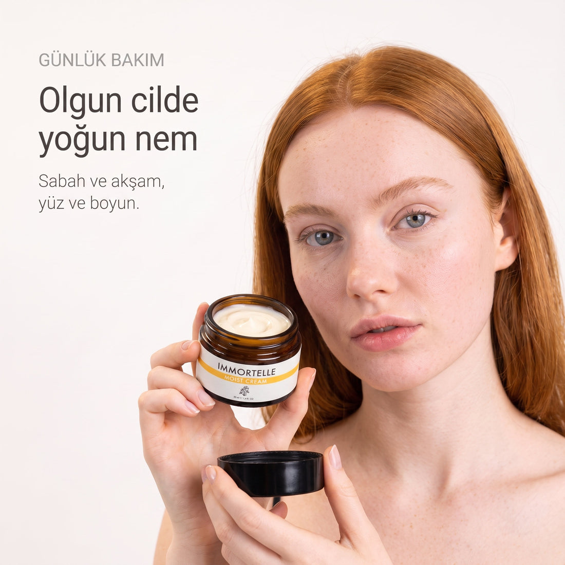 Ölmez Çiçek Yüz Kremi 50 ml — olgun cilde günlük yoğun nem