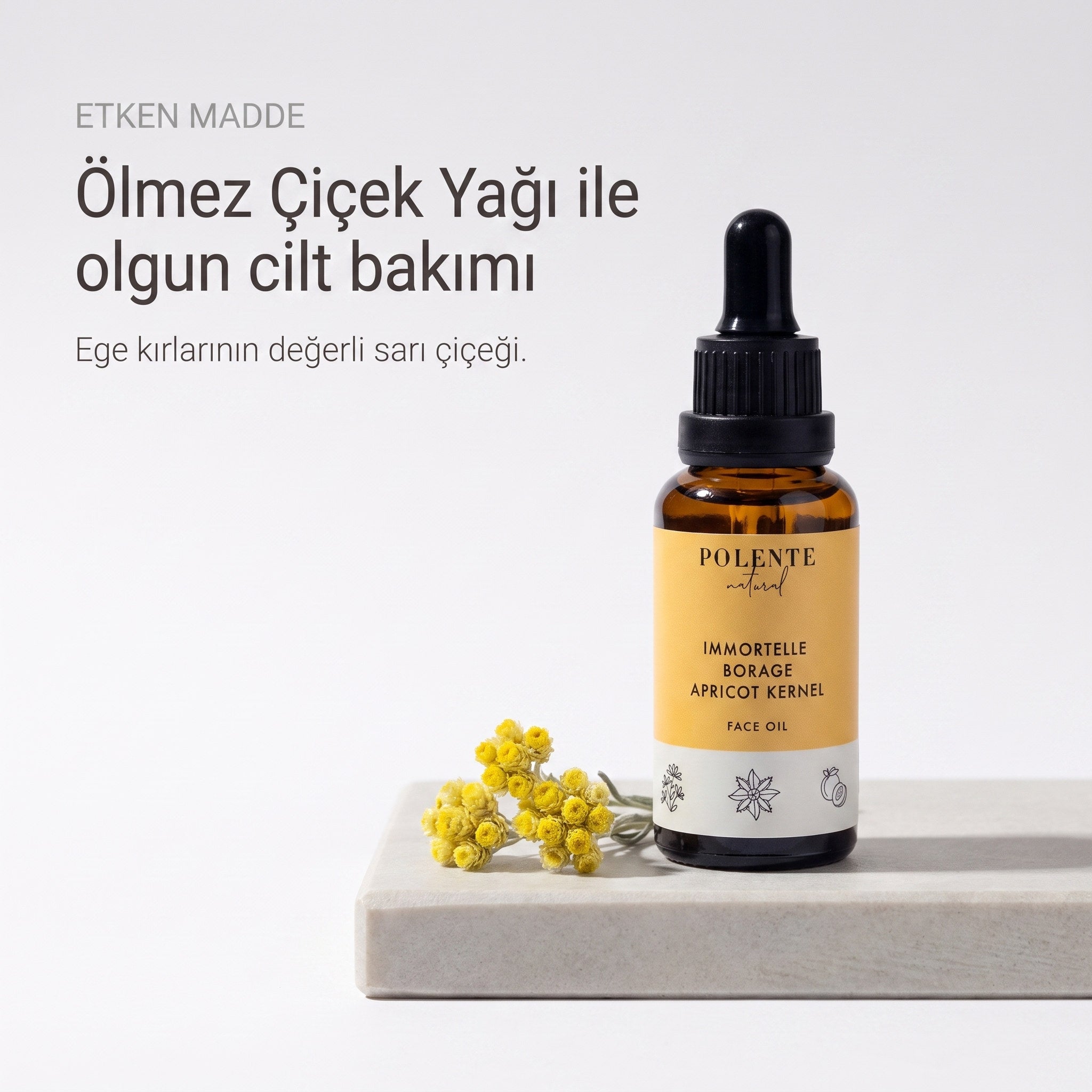 Ölmez Çiçek & Hodan Yüz Yağı (30 ml) | Kırışıklık Karşıtı