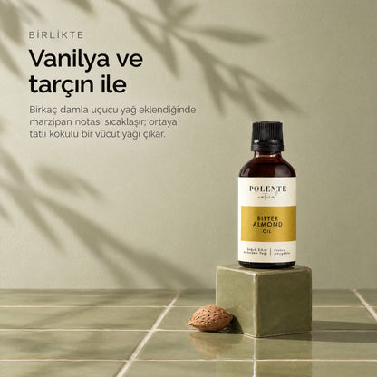 Acıbadem Yağı 50 ml — vanilya ve tarçın ile