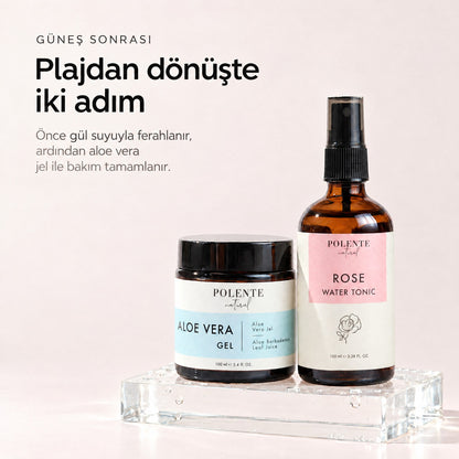 Aloe Vera Jel ve Gül Suyu 2&