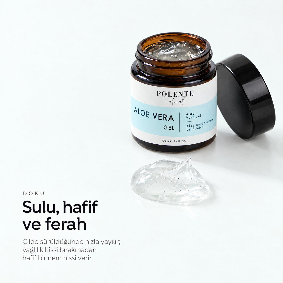 Aloe Vera Jel 100 ml — Sulu, hafif ve ferah