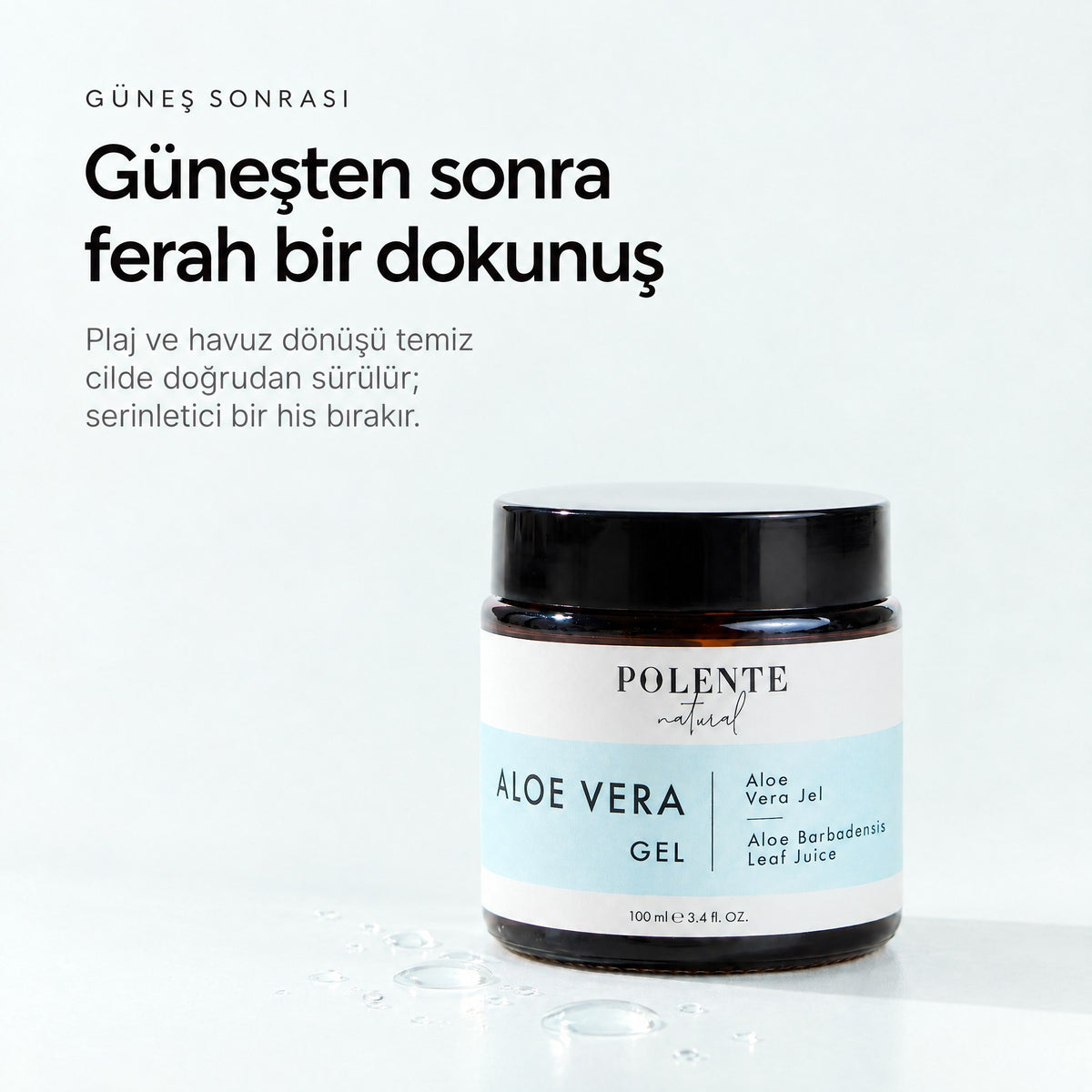 Aloe Vera Jel 100 ml — Güneşten sonra ferah bir dokunuş