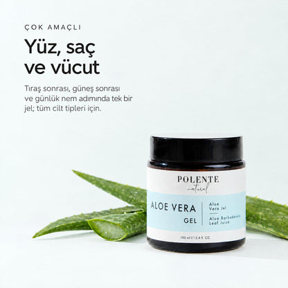 Aloe Vera Jel 100 ml — Yüz, saç ve vücut