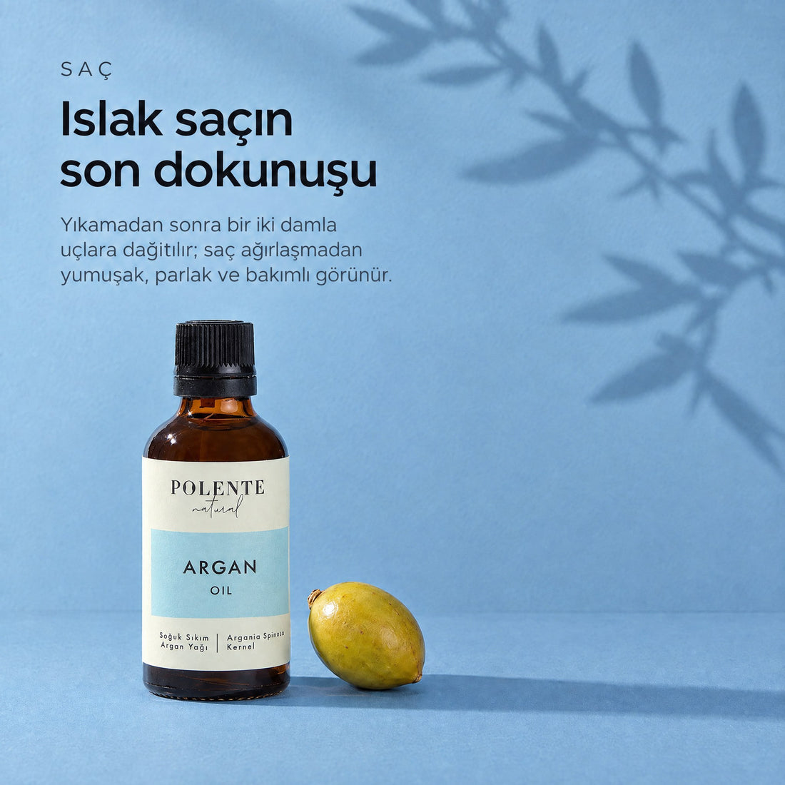 Argan Yağı 50 ml — ıslak saçın son dokunuşu