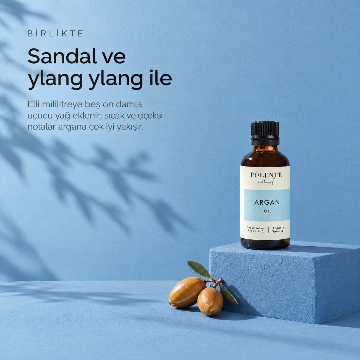 Argan Yağı 50 ml — sandal ve ylang ylang ile