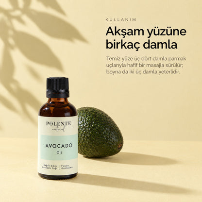 Avokado Yağı 50 ml — akşam yüzüne birkaç damla