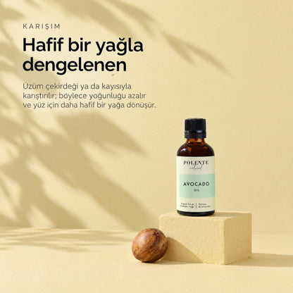 Avokado Yağı 50 ml — hafif bir yağla dengelenen