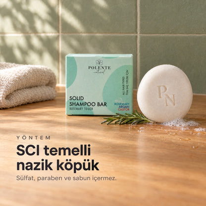 Biberiyeli Güçlendirici Katı Şampuan — SCI temelli nazik köpük