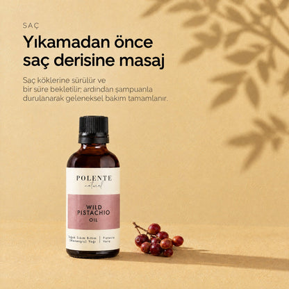 Bıttım (Menengiç) Yağı 50 ml — yıkamadan önce saç derisine masaj