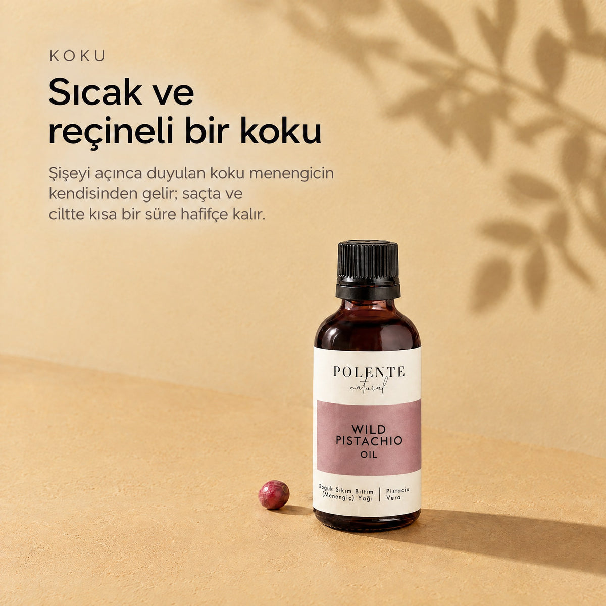 Bıttım (Menengiç) Yağı 50 ml — sıcak ve reçineli bir koku