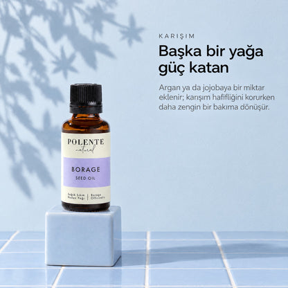 Borage (Hodan) Yağı 30 ml — başka bir yağa güç katan