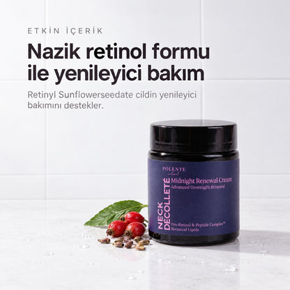 Boyun &amp; Dekolte Gece Kremi 100 ml — nazik retinol formu ile yenileyici bakım