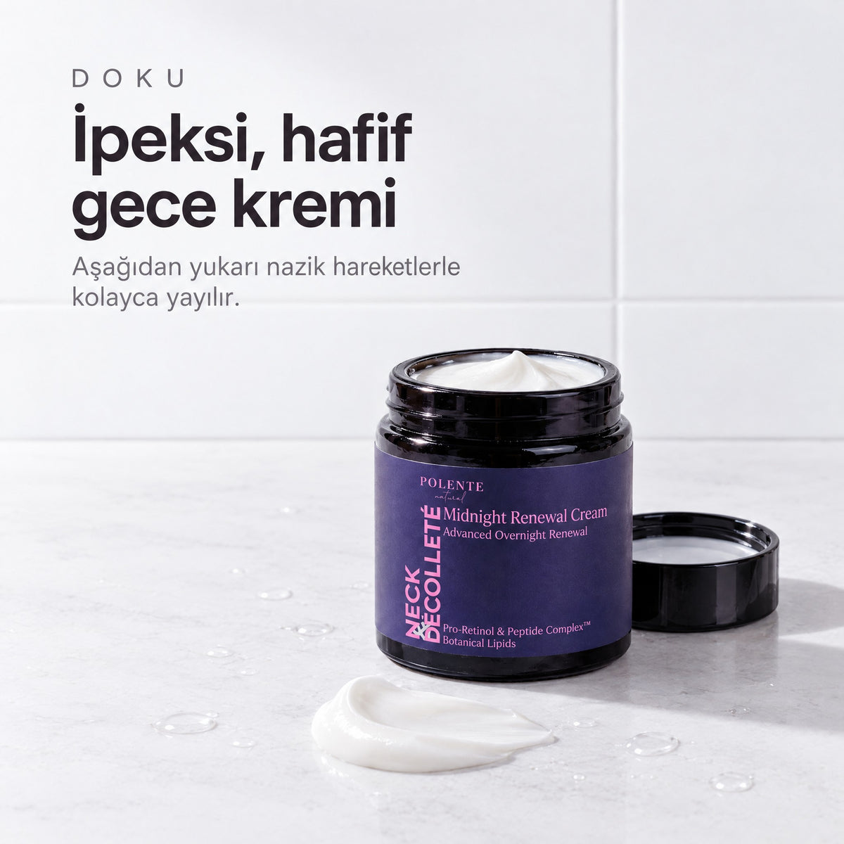 Boyun &amp; Dekolte Gece Kremi 100 ml — ipeksi, hafif gece kremi