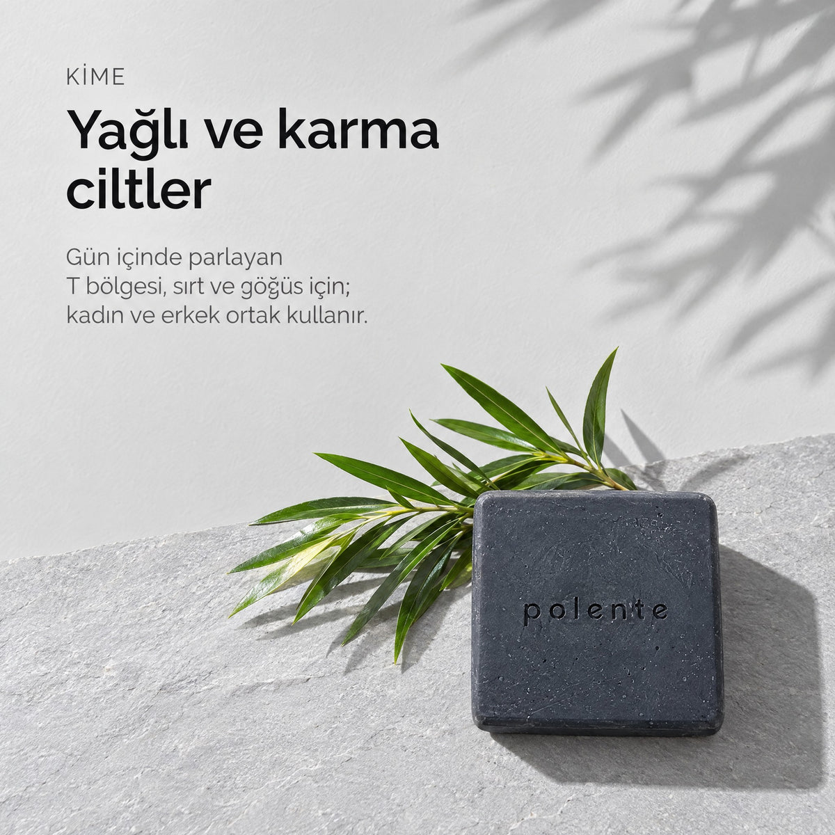 Çay Ağacı ve Aktif Karbon Sabunu 110 gr — yağlı ve karma ciltler