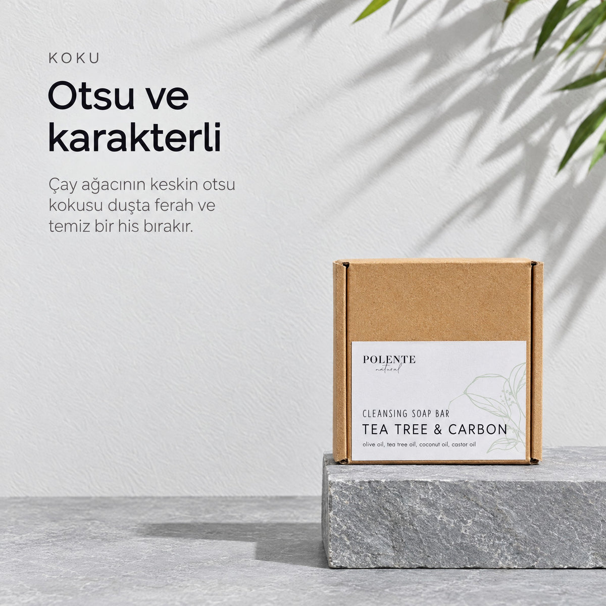 Çay Ağacı ve Aktif Karbon Sabunu 110 gr — otsu ve karakterli