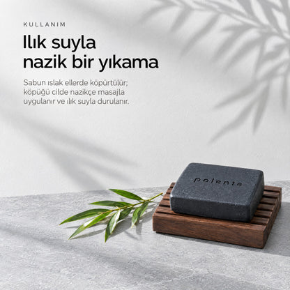 Çay Ağacı ve Aktif Karbon Sabunu 110 gr — ılık suyla nazik bir yıkama