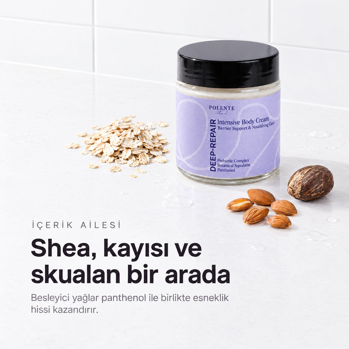 Deep-Repair Onarıcı Vücut Kremi 100 ml — shea, kayısı ve skualan bir arada