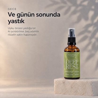 Duyusal Bakım Seti — ve günün sonunda yastık