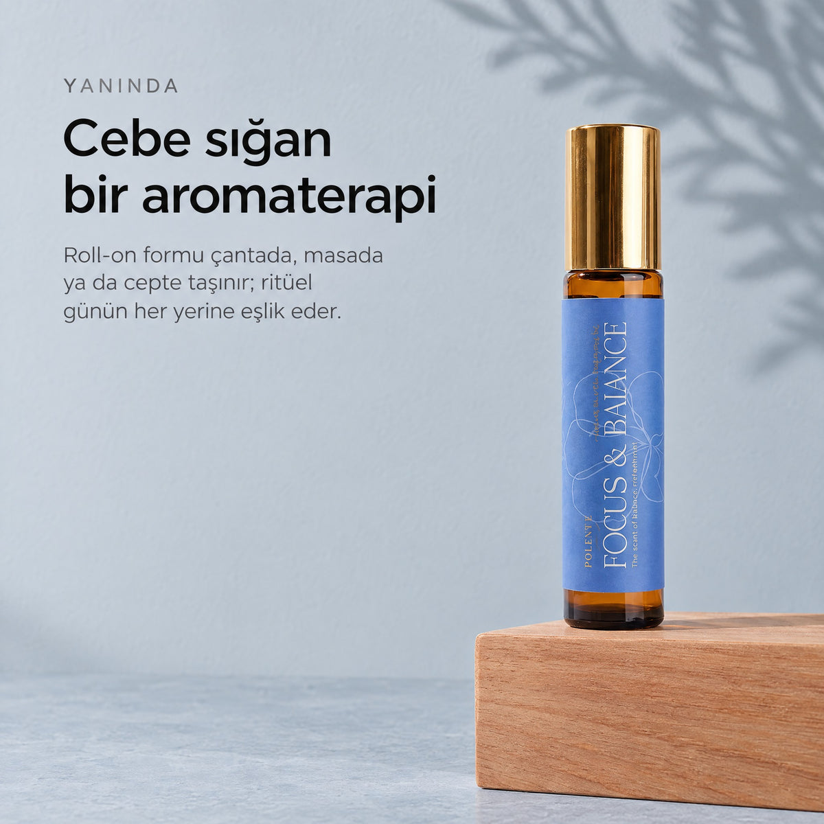 FOCUS &amp; BALANCE Aromaterapik Masaj Yağı 10 ml — cebe sığan bir aromaterapi