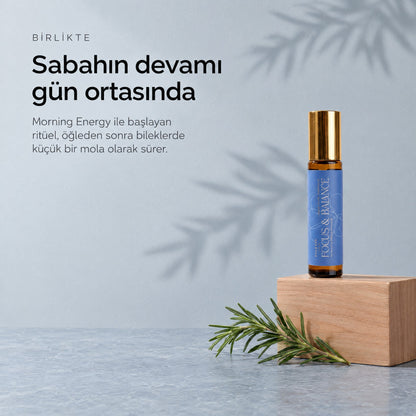 FOCUS &amp; BALANCE Aromaterapik Masaj Yağı 10 ml — sabahın devamı gün ortasında
